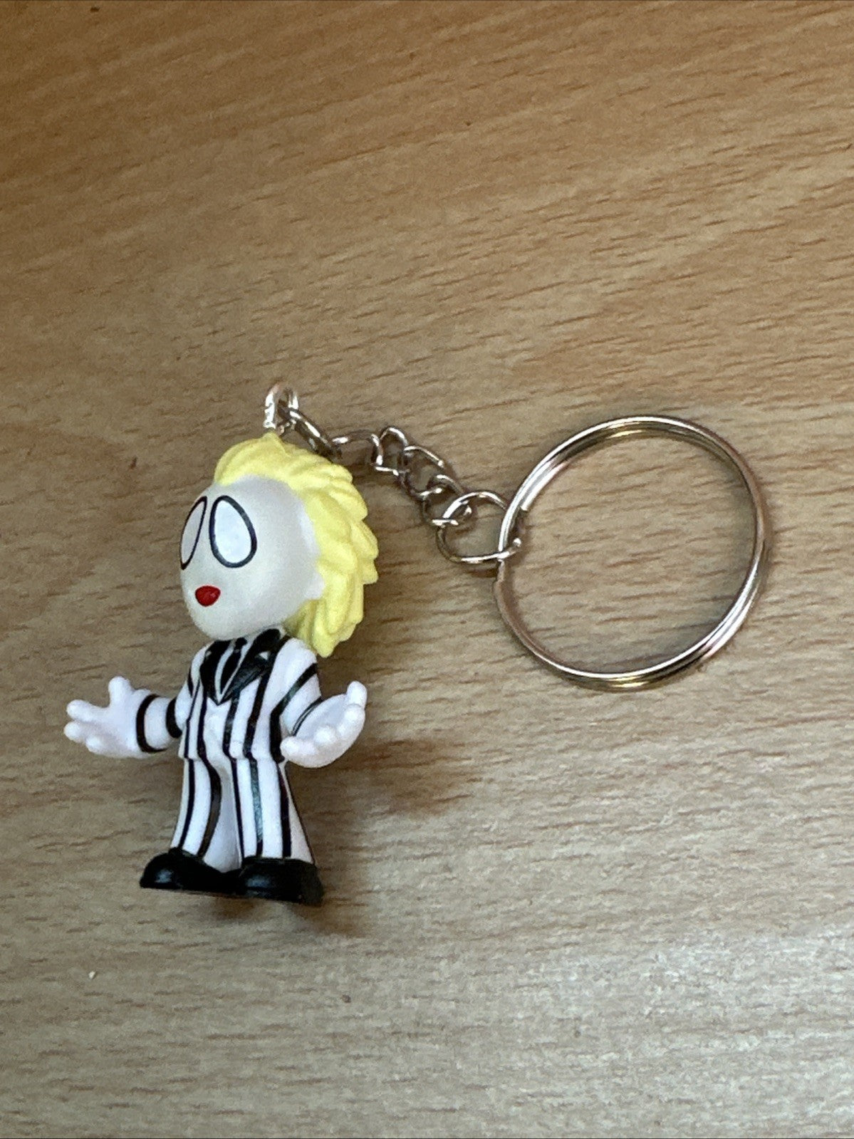 Beetlejuice 3D Key ring Horror TV Movie Goth Gift Kids Cult gift bag Keychain1