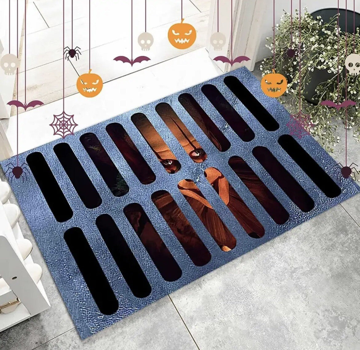  Halloween Scary It Clown Door Mat Carpet Horror 40cm X 60cm 3D Fit In Door0