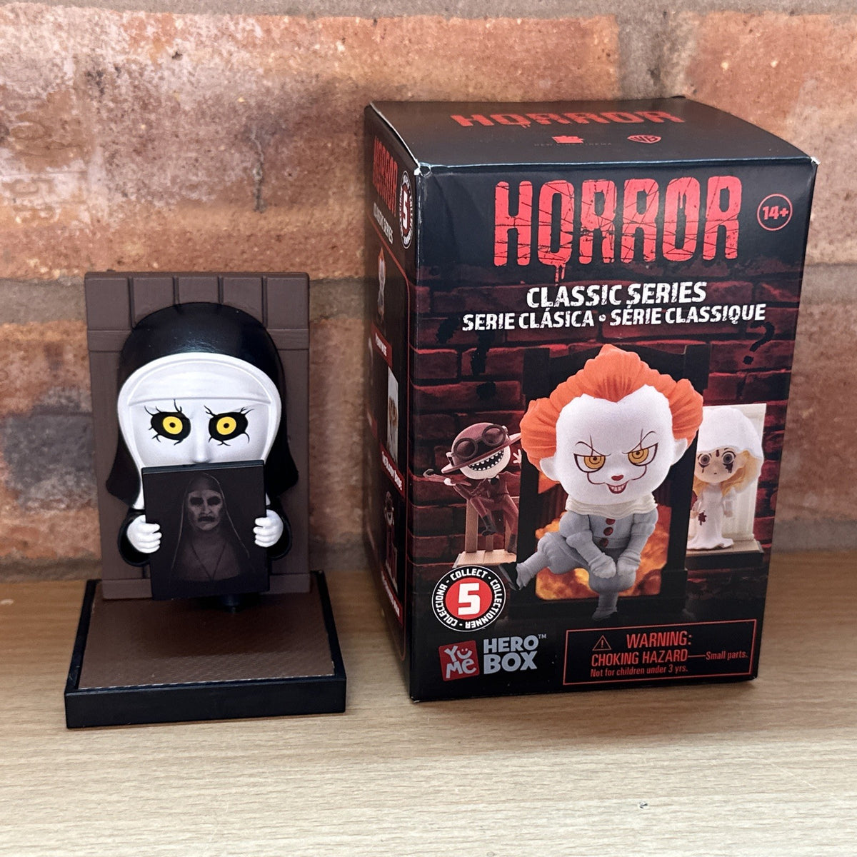 YuMe Hero Box The Nun Horror Classic Series 5 Blind Box Vinyl Figure Hidden0