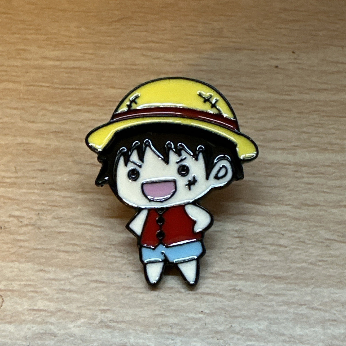 Anime One Piece Monkey D Luffy Anime Enamel Pin Badge One Piece Pirate Straw Hat1