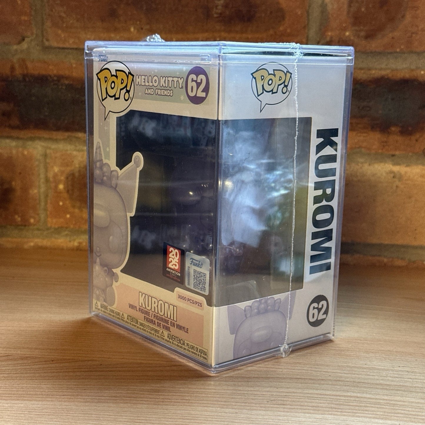 Hello Kitty Kuromi Purple Translucent Anime Expo Funko Pop #62 In Stock LE3k