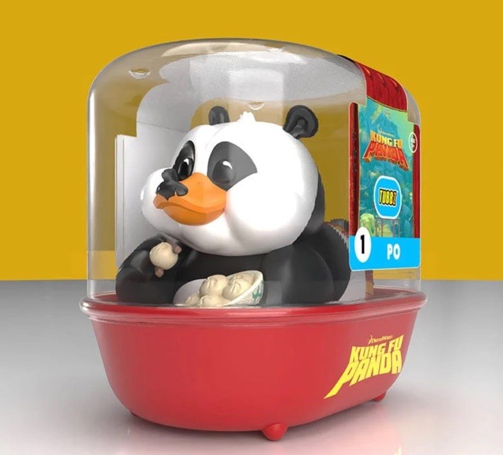 TUBBZ First Edition Kung Fu Panda - Po Cosplaying Rubber Duck Vinyl Figure 1st0