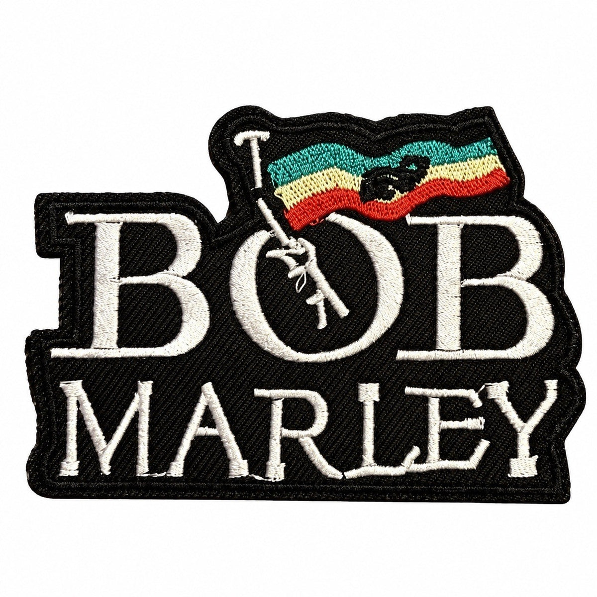 Bob Marley Metal Music Rock Band Badge Patches SOSJams Sew Iron On Patch 0