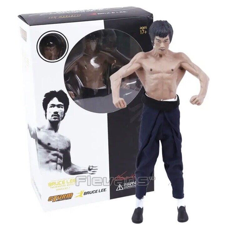 7.4"Bruce Lee 1:12 The Martial Artist Series NO.1 PVC Figure Model Boxed 🇬🇧 - SOScollectible