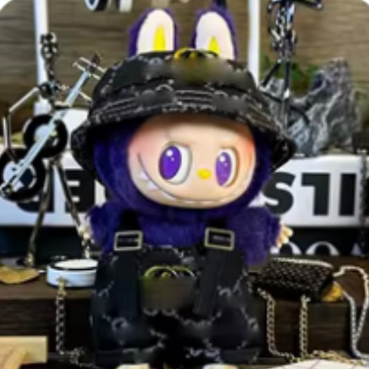 Labubu black Coco Chanel Bucket hat fashion dress up set NO DOLL