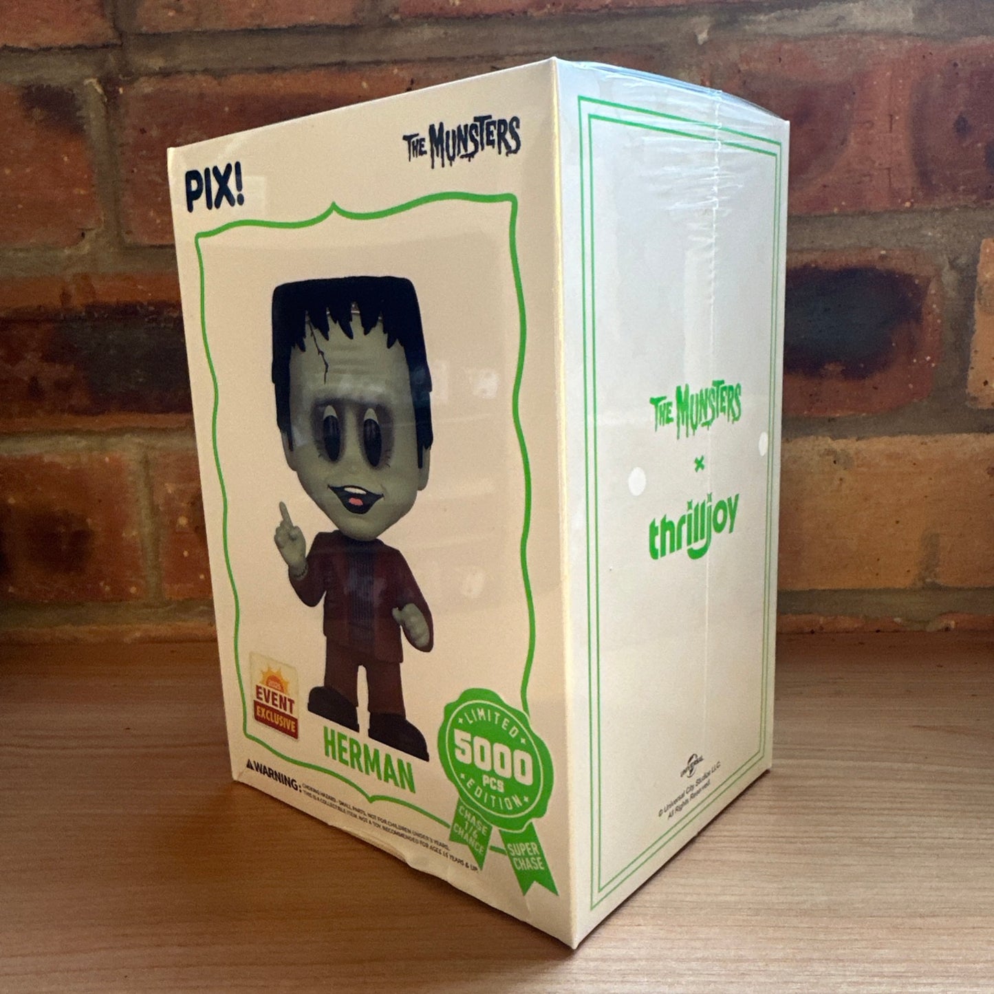 Thrilljoy PIX! The Munsters Herman Sdcc 2025 Exclusive Chase Super in stock comic exclusive