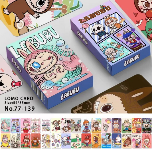 30 Labubu picture playing cards 4 styles