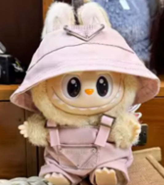 Labubu Pink Prada Bucket hat fashion dress up set NO DOLL