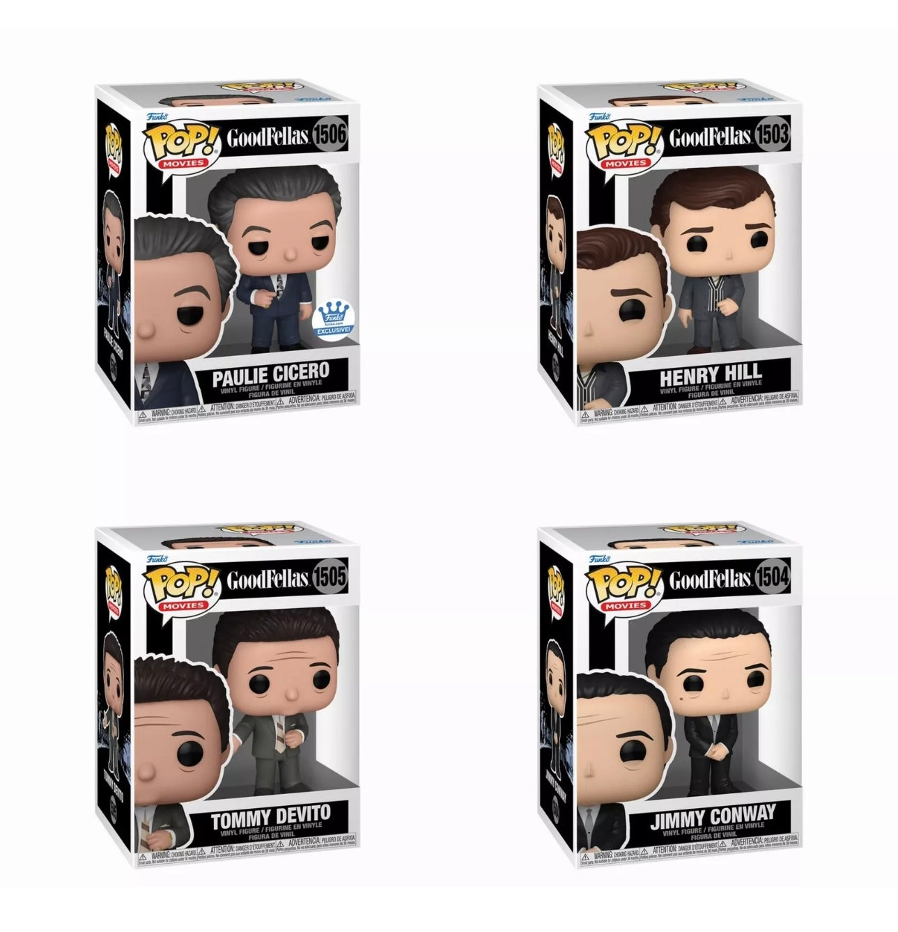 Funko Pop Movies - Goodfellas Full Set! Tommy Henry Jimmy Paulie Gangster