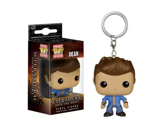 Dean Winchester from supernatural vinyl key ring