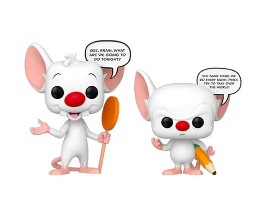 FUNKO POP PINKY AND THE BRAIN (GLOW) due in stock begin oct