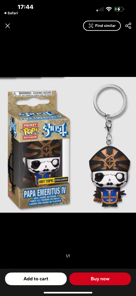 Funko POP Keychain Papa Emeritus Iv Vinyl Action Figure Collection Limited Edition