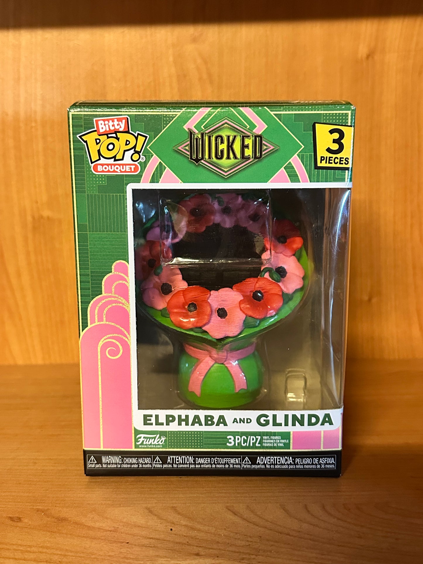 Funko wicked valentines bitty pop flower stand and box (no figures)