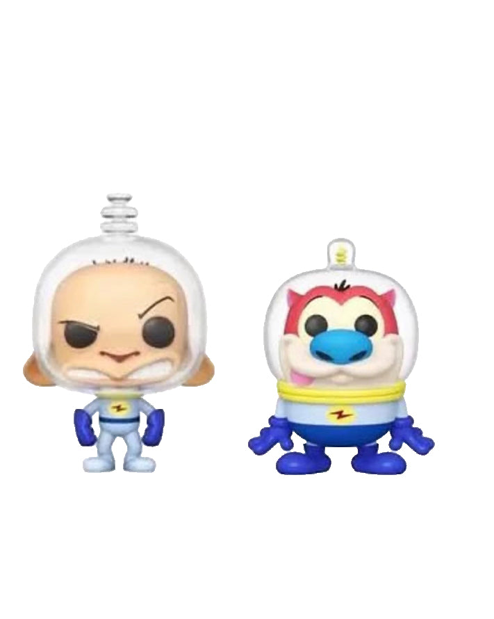 Funko pop Ren & Stimpy in space suits set