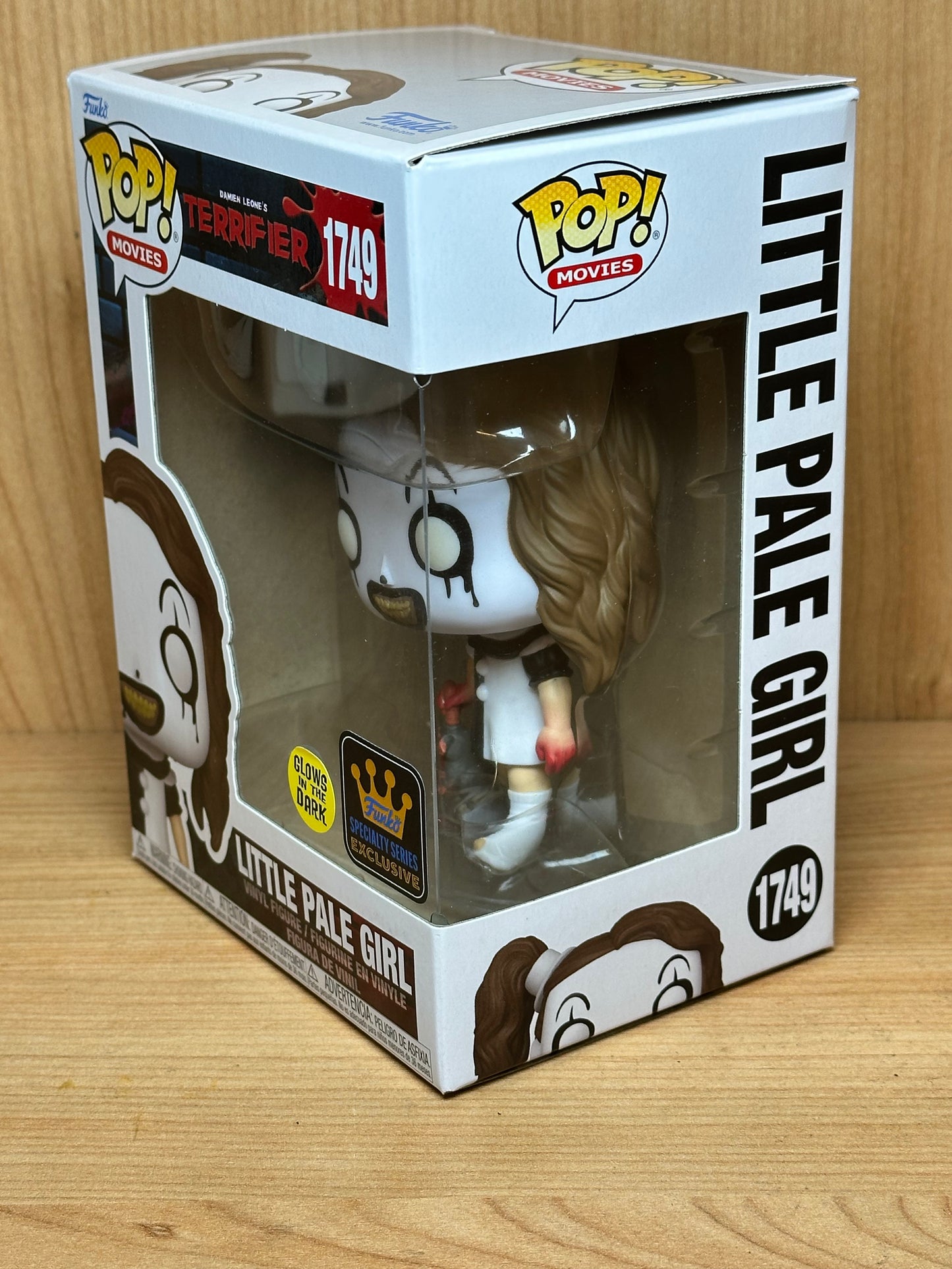 Terrifier Little Pale Girl GITD glow Funko Pop Vinyl  Speciality 1749 In Stk NOW