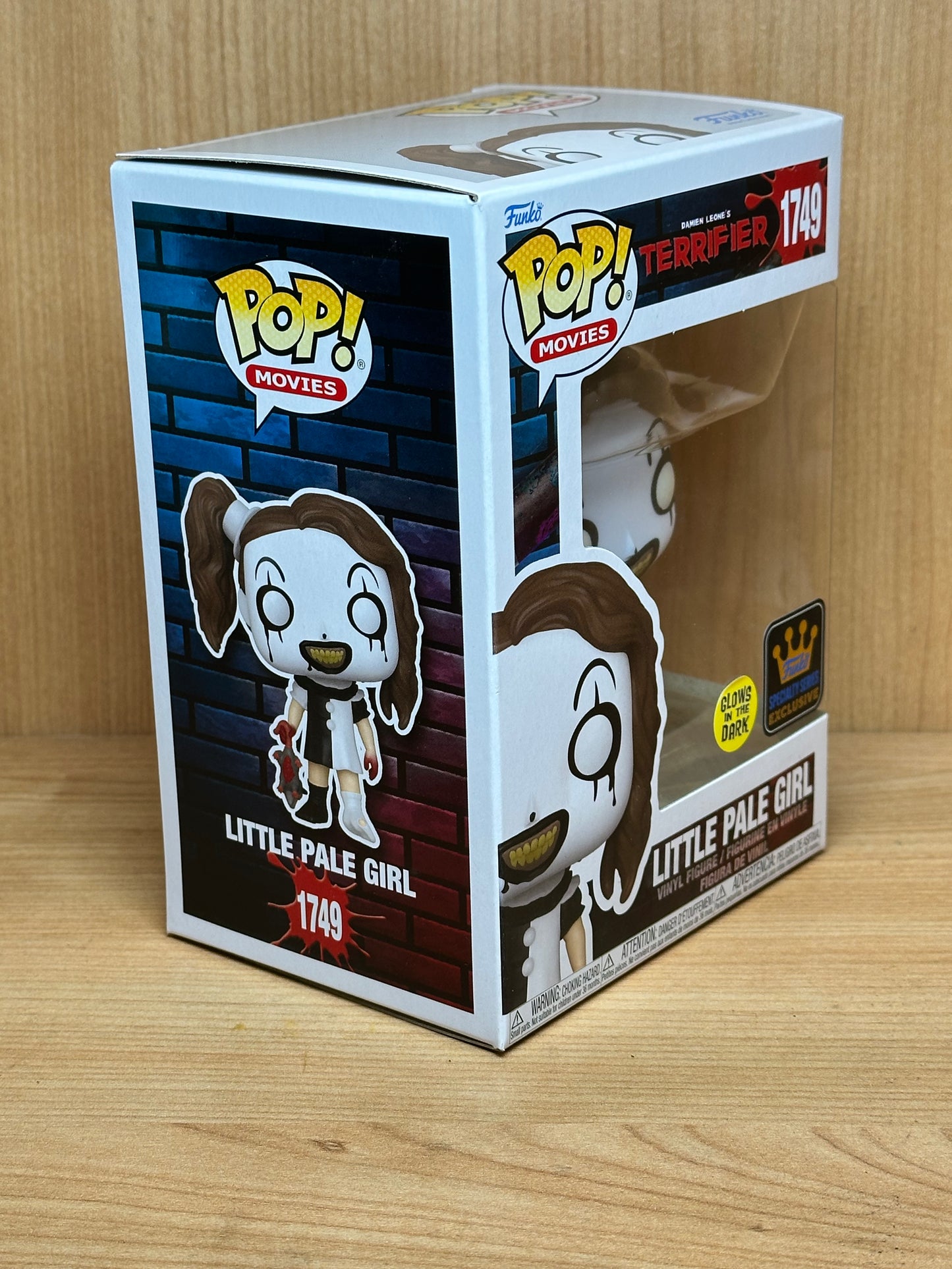 Terrifier Little Pale Girl GITD glow Funko Pop Vinyl  Speciality 1749 In Stk NOW