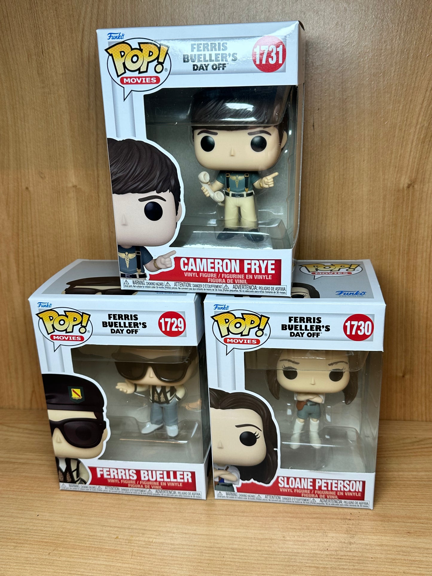 Funko Pop Ferris Bueller’s Day Off Set Of 3 Ferris Sloane Cameron In Stk NOW