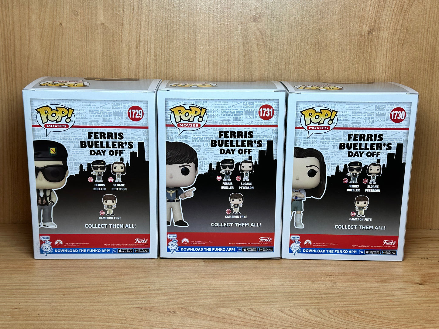 Funko Pop Ferris Bueller’s Day Off Set Of 3 Ferris Sloane Cameron In Stk NOW