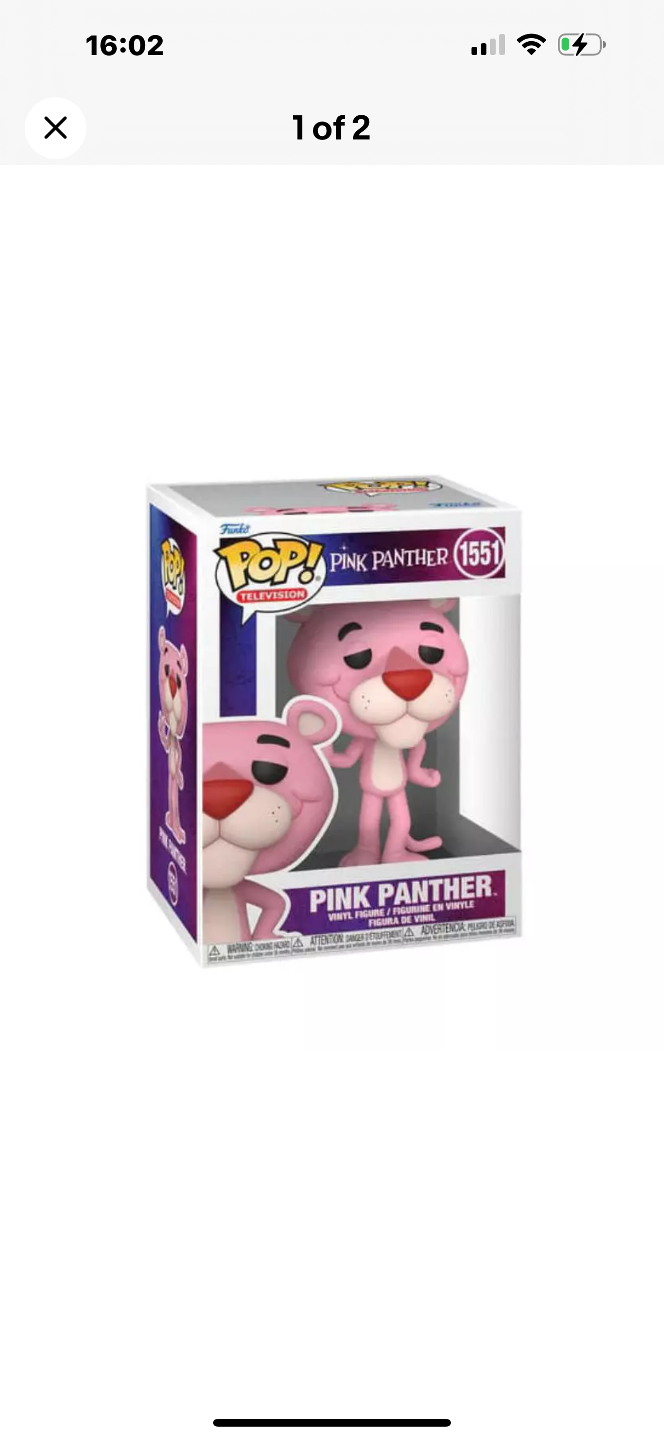 Funko Pop! Pink Panther - Pink Panther #1551