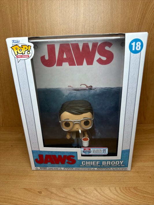 Funko Jaws VHS with chief Brody ltd Ed