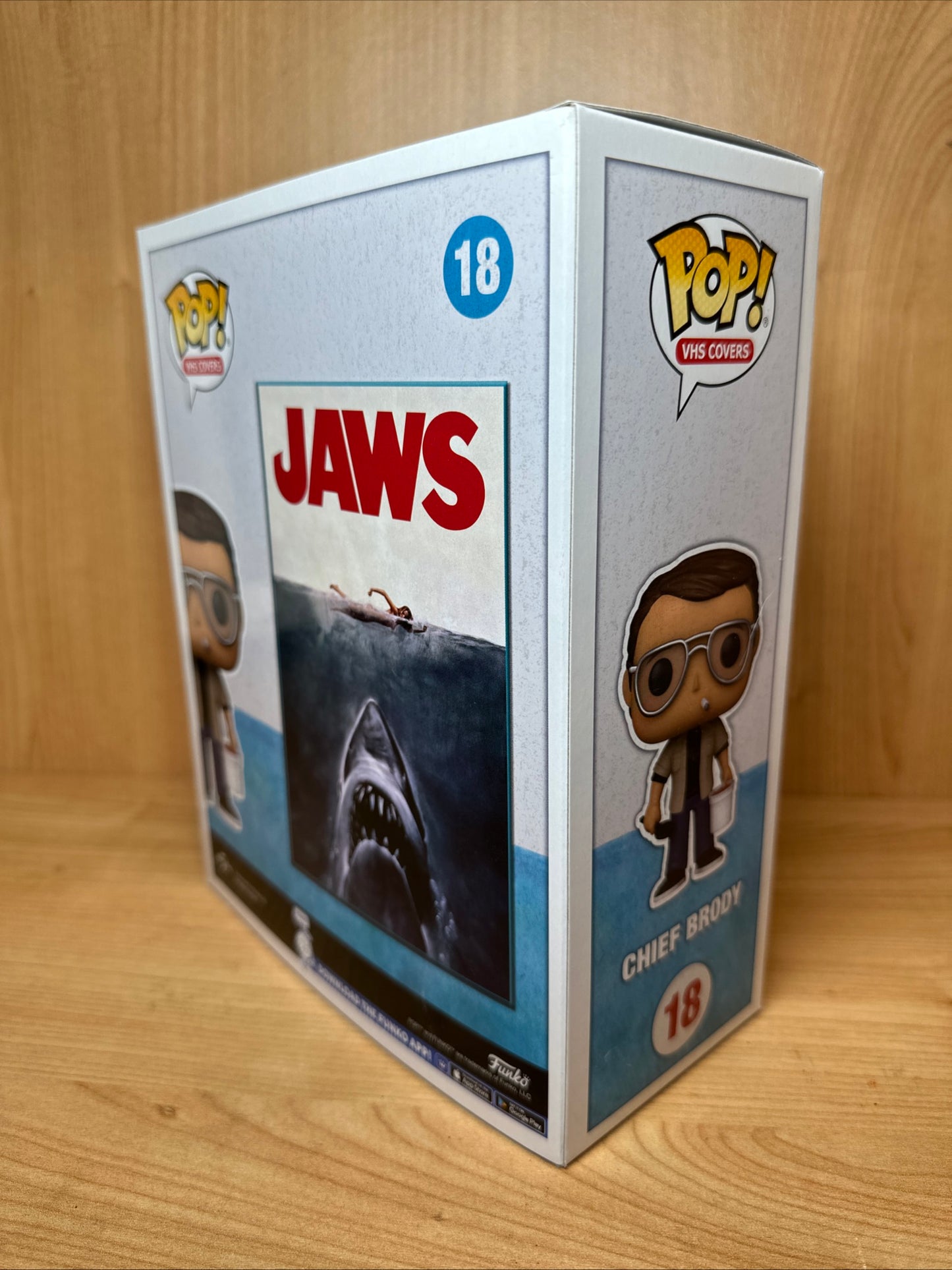 Funko Jaws VHS with chief Brody ltd Ed