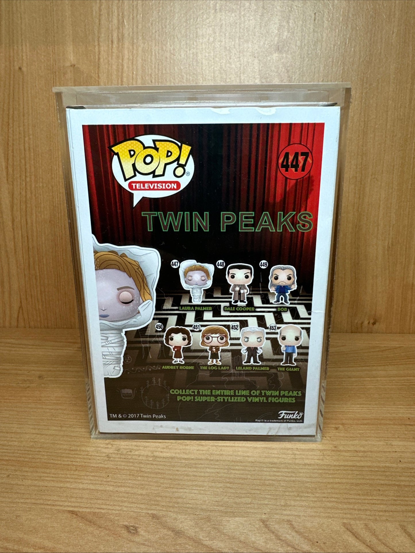 Funko Pop! TWIN PEAKS Laura Palmer Vinyl Figure #447 in hard stack case VAULTED Lynch