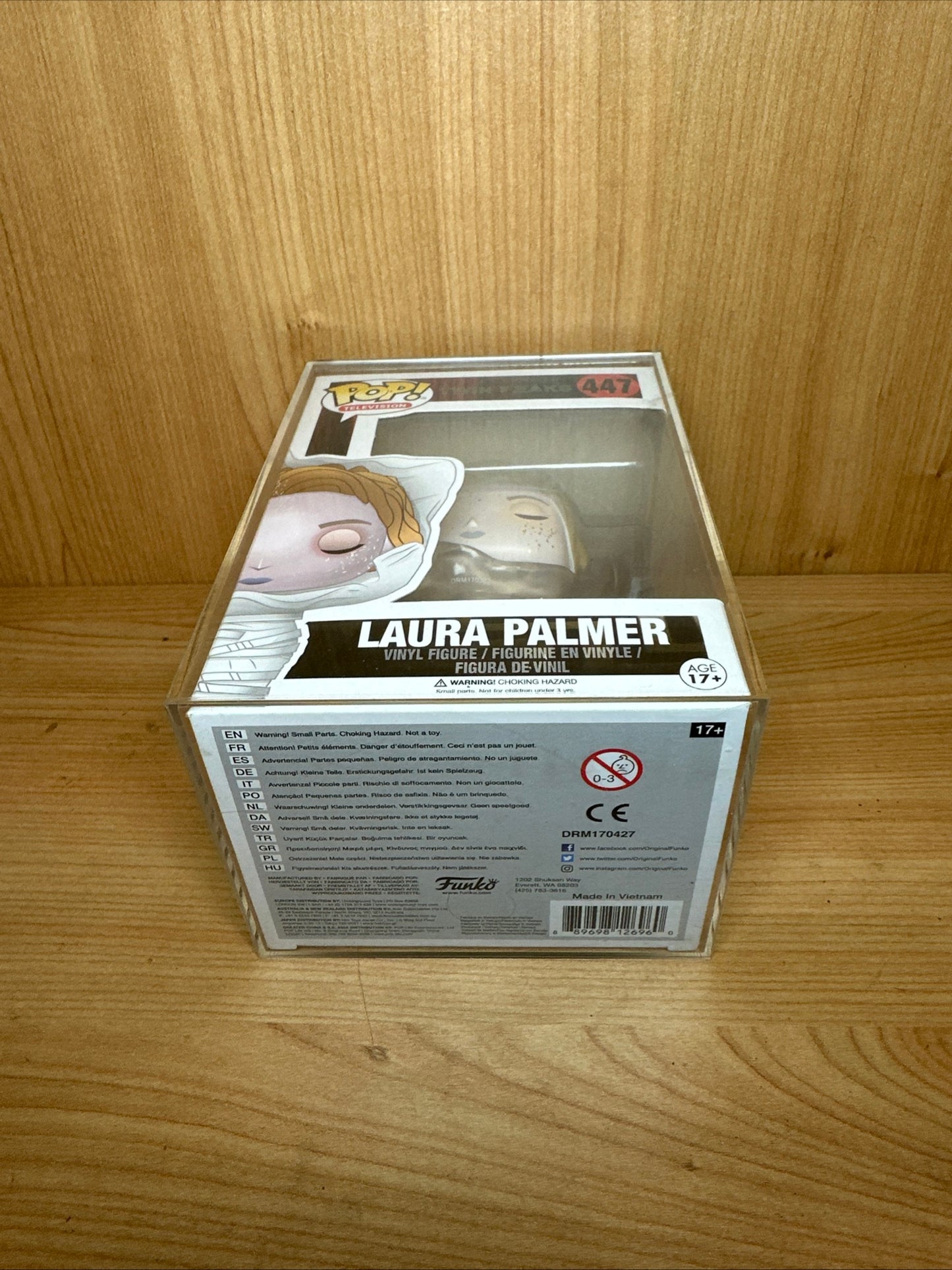 Funko Pop! TWIN PEAKS Laura Palmer Vinyl Figure #447 in hard stack case VAULTED Lynch