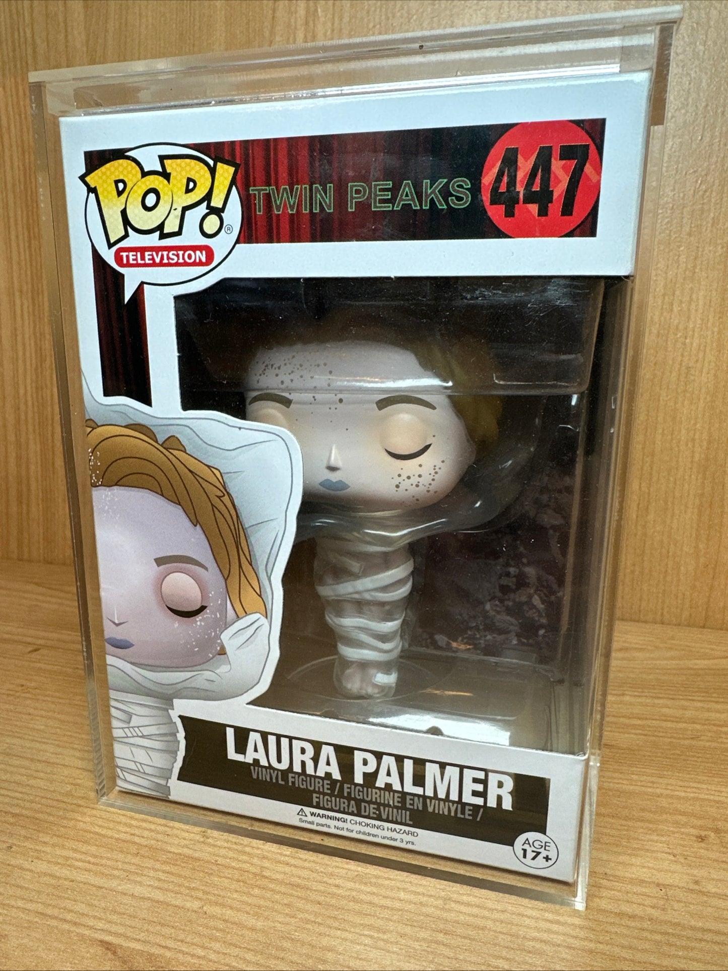 Funko Pop! TWIN PEAKS Laura Palmer Vinyl Figure #447 in hard stack case VAULTED Lynch