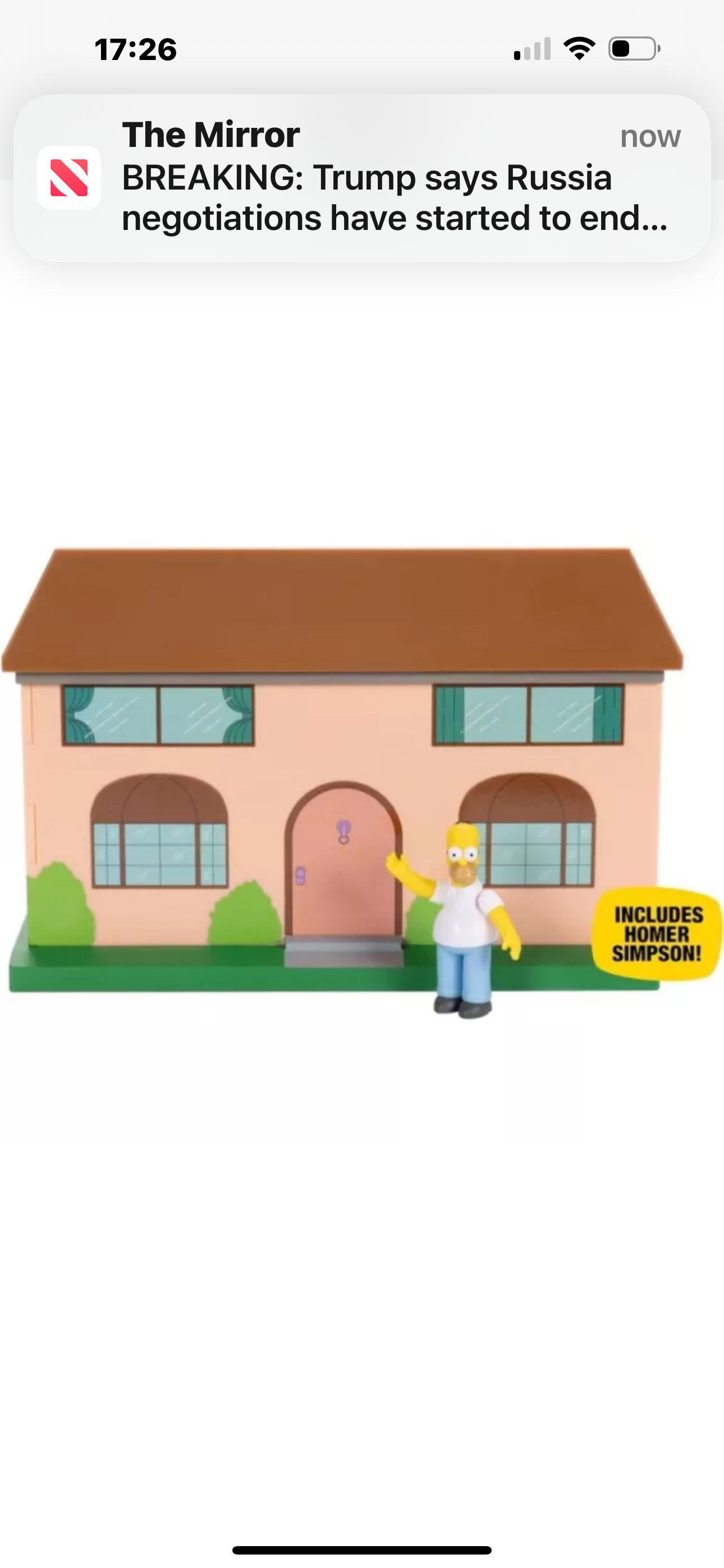 Jakks The Simpsons Action Figures, Living Room Diorama House Playset - In Stock