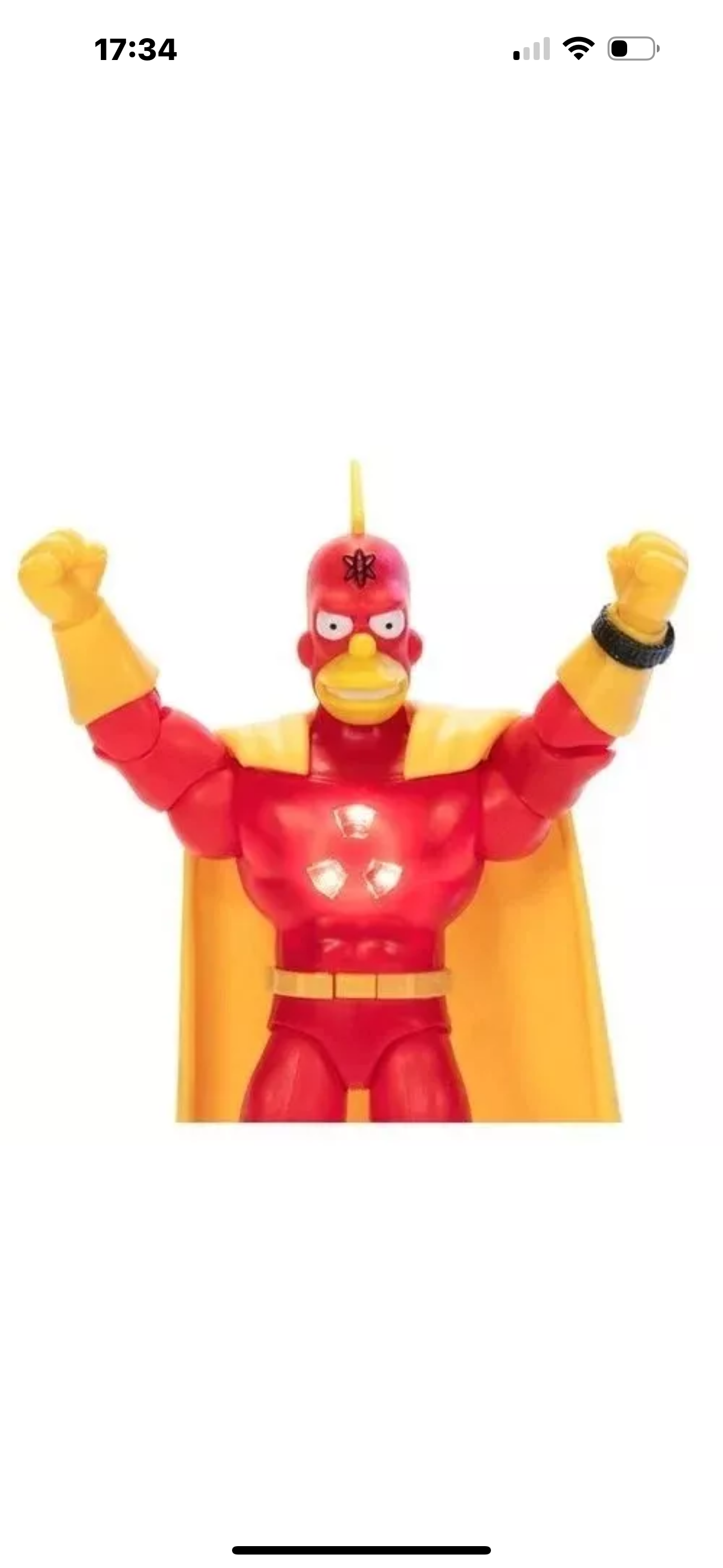 The Simpsons Radioactive Man Premium 5 inch Scale Action Figure - Jakks Pacific