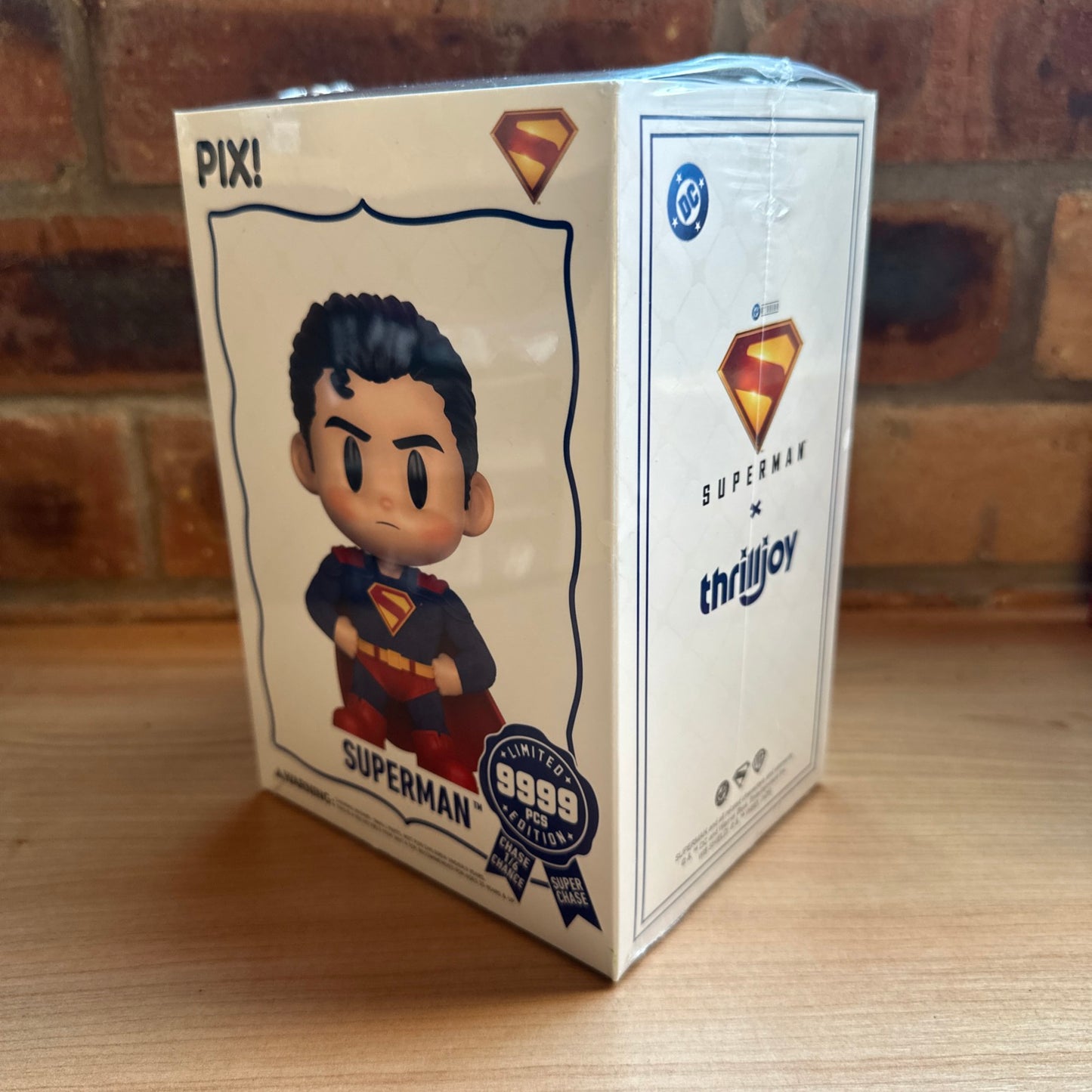 Thrilljoy Pix Superman LE9999 Chance Of  Super Chase Exc Hot Vinyl in stock