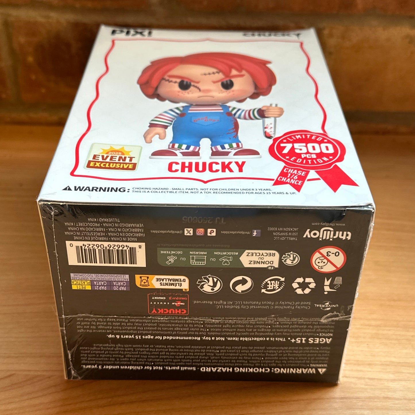 Thrilljoy PIX! Chucky LE 7500 Exclusive SDCC 2025 Official CON in stock now
