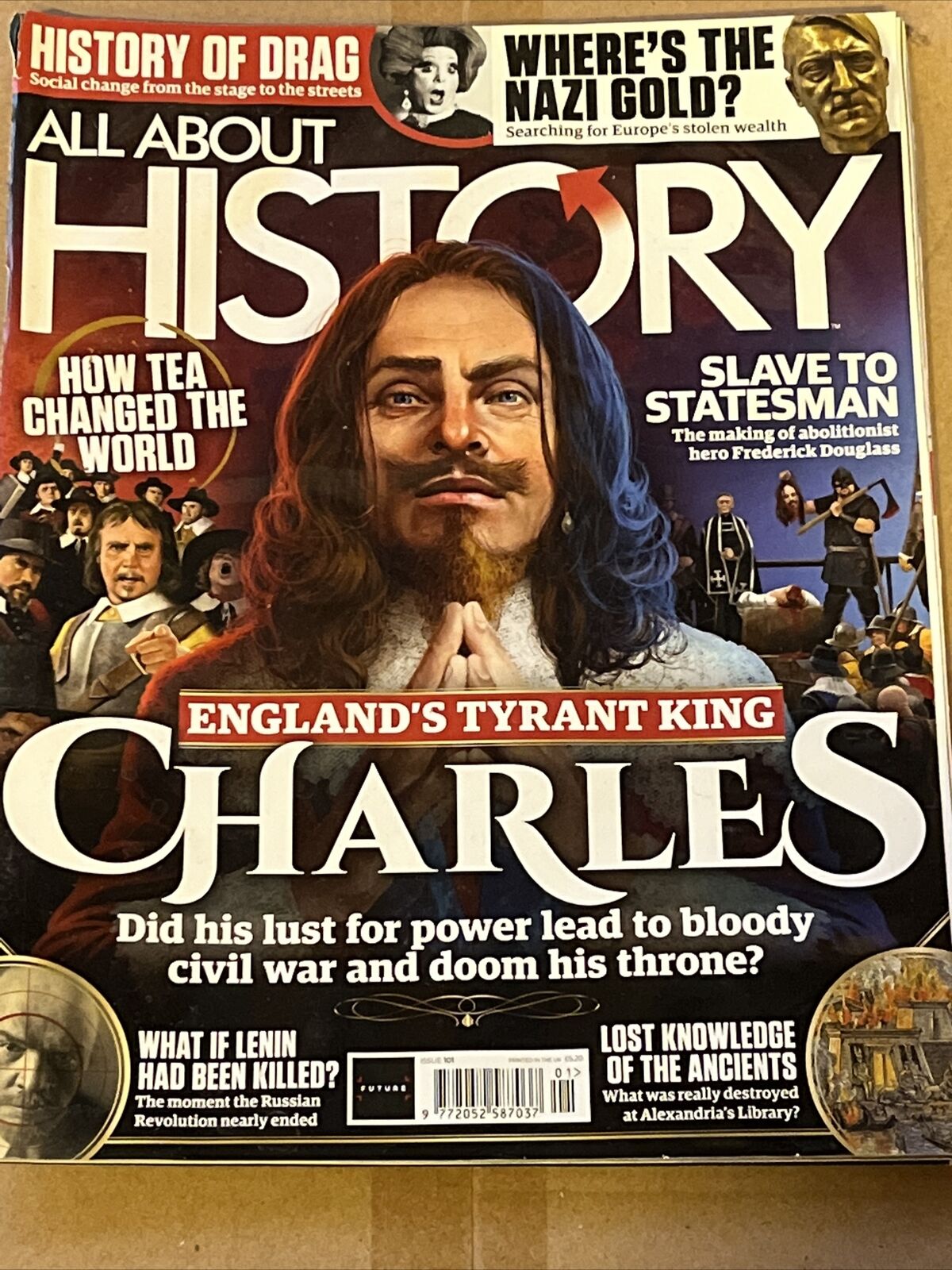 All About History - Issue 101 Charles Tyrant King Nazi Gold Drag Lost Knowledge - SOScollectible