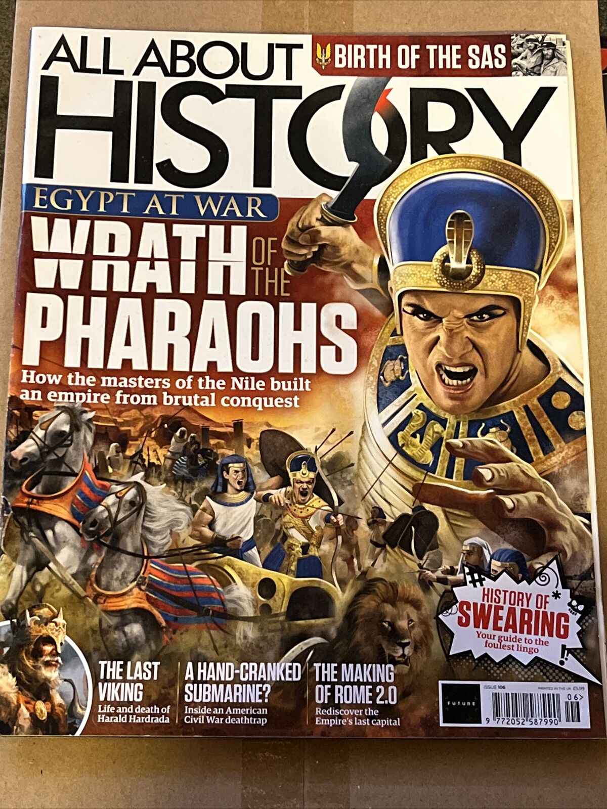 All About History - Issue 106 Wrath Pharaohs Birth Of Sas Last Viking Swearing - SOScollectible