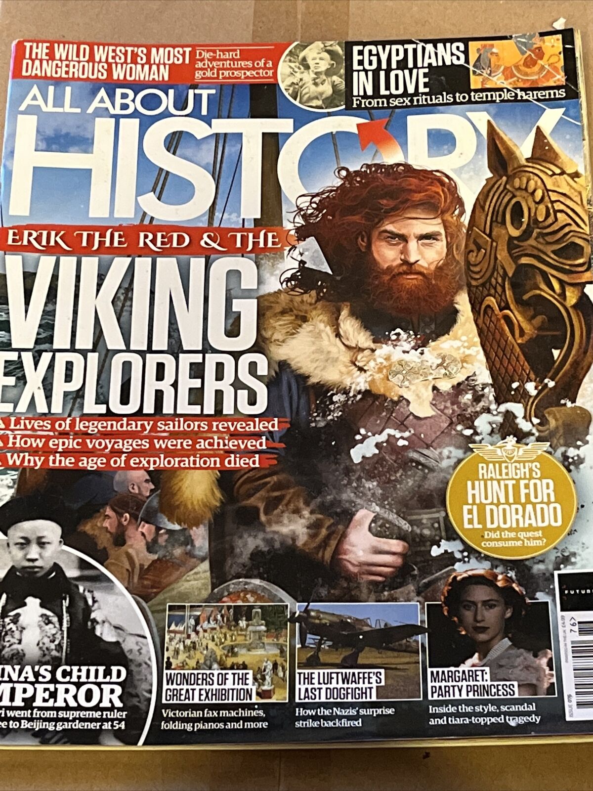 All About History - Issue 76 Viking Explorers Erik The Red Wild West Woman China - SOScollectible