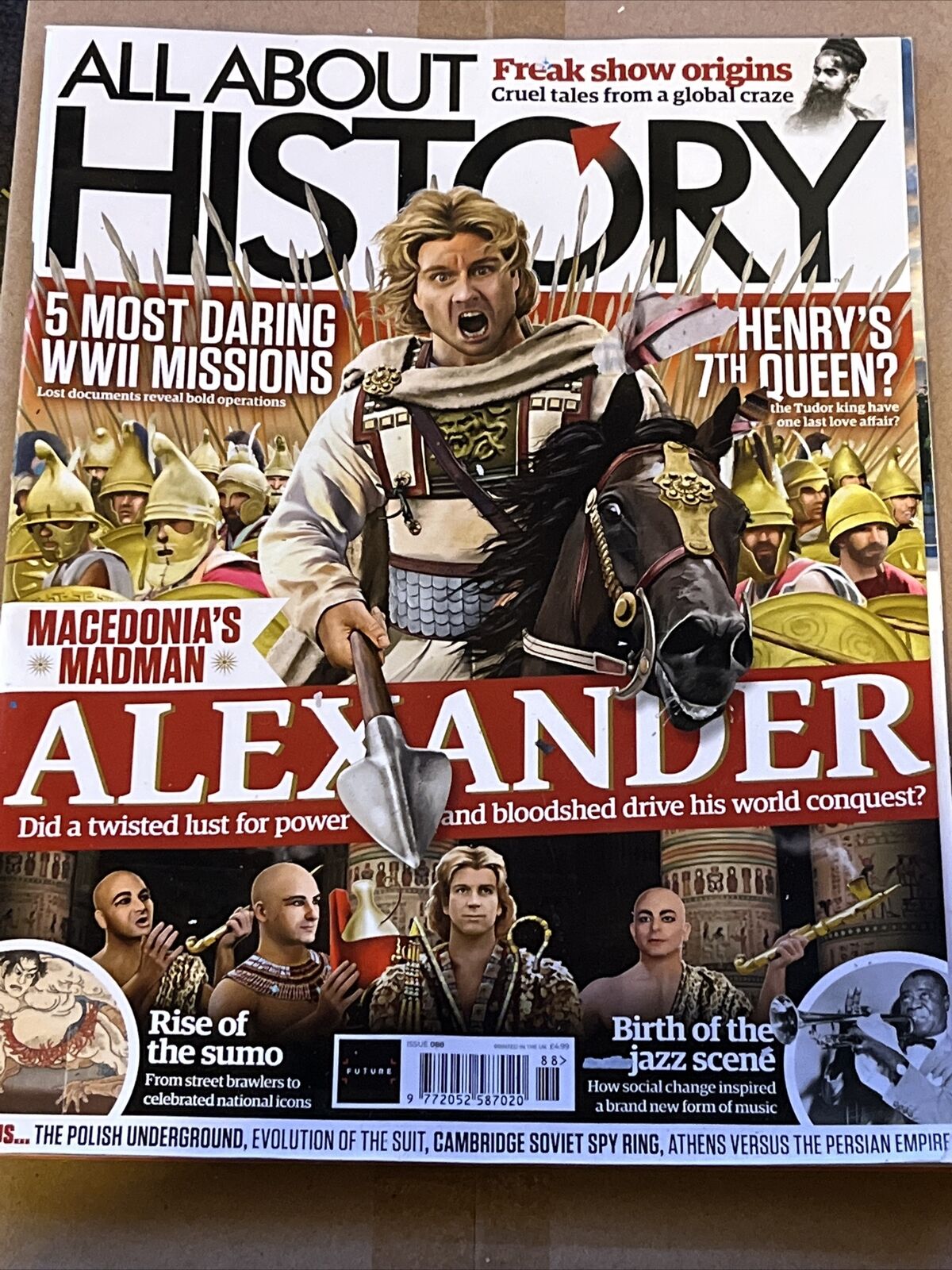 All About History - Issue 88 Alexander Freak Show Origins Sumo Rise Jazz - SOScollectible