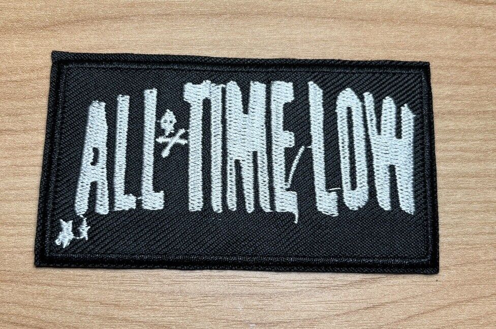 ALL TIME LOW Band Sew or Iron on Embroidered Patch Rock Goth Band - SOScollectible