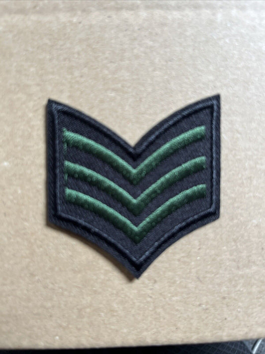 Army Chevron 143: Female Sergeant Patch Airsoft Green - SOScollectible