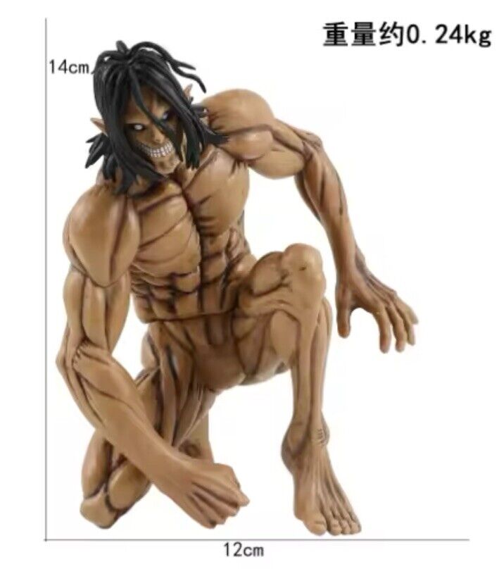 Attack on Titan Figure Boxed Anime Figure Model Attack Titan Statue Cult Gift - SOScollectible