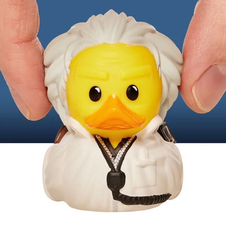 Back to the Future Mini TUBBZ ‘ Doc Brown ‘ 1st Ed Cosplaying Duck Marty McFly - SOScollectible