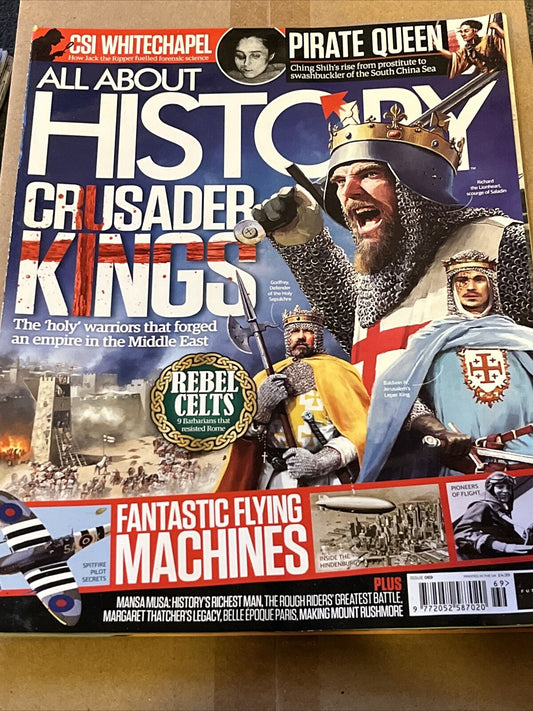 BBC All About History Issue 69 Crusader Kings Pirate Queen Musa CSI Whitechapel - SOScollectible