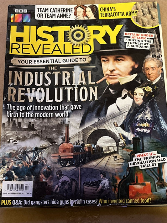 BBC HISTORY REVEALED MAGAZINE February 2022 Industrial Revolution Terracotta - SOScollectible