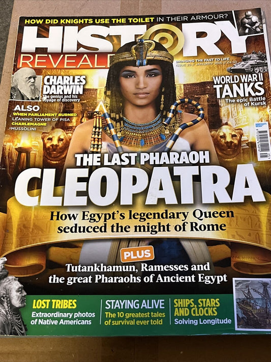 BBC HISTORY REVEALED MAGAZINE January 2016 Cleopatra Darwin Tanks Lost Tribes - SOScollectible