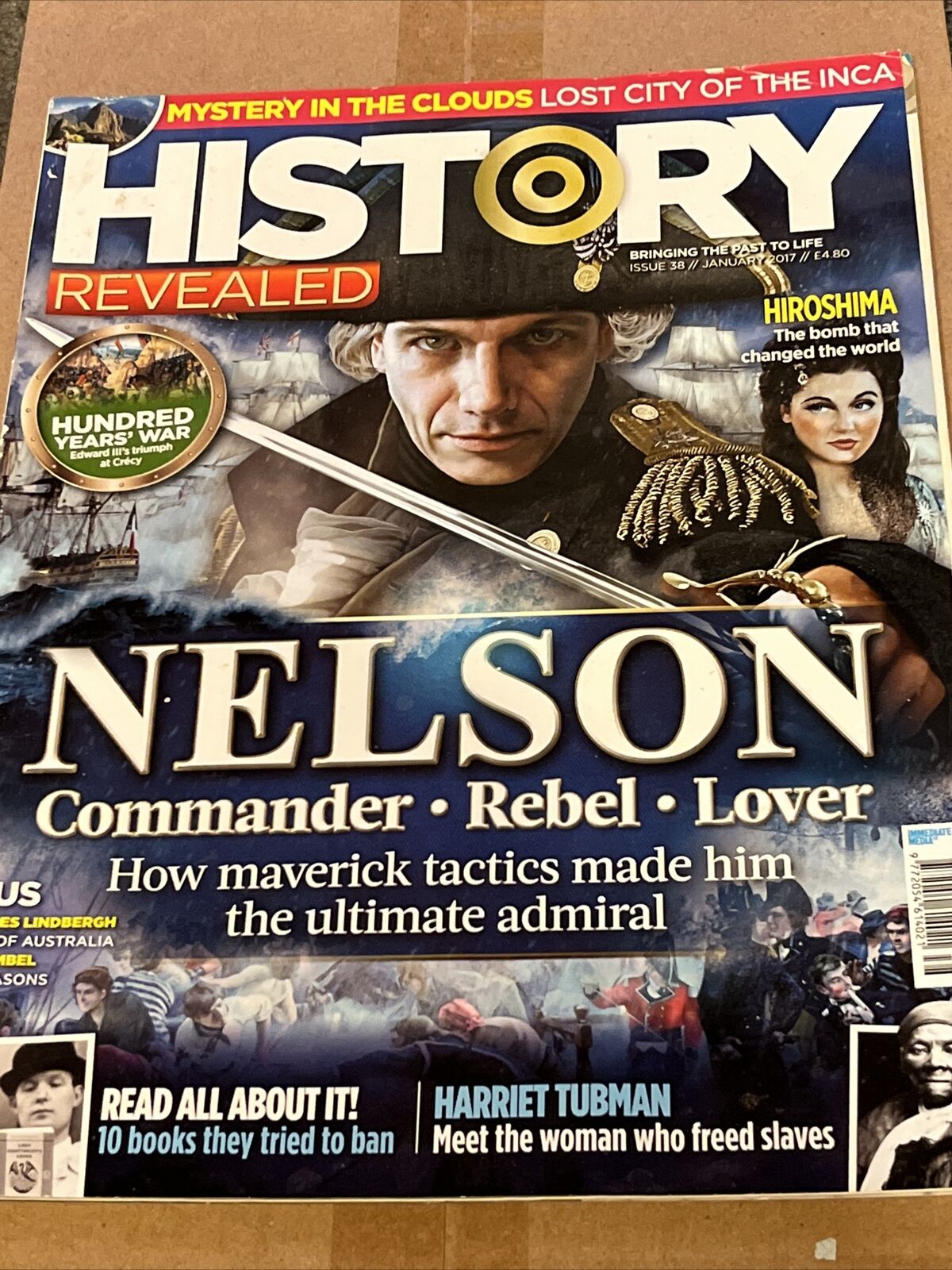 BBC HISTORY REVEALED MAGAZINE January 2017 Nelson Tubman Hiroshima Inca - SOScollectible