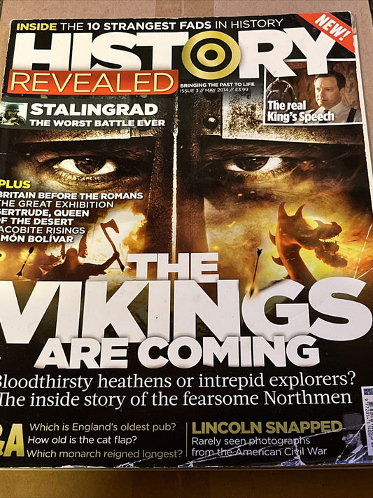 BBC HISTORY REVEALED MAGAZINE May 2014 The Vikings Are Coming Oldest Pub Lincoln - SOScollectible