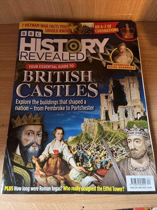 BBC HISTORY REVEALED MAGAZINE May 2023 British Castles Eiffel Tower Roman Vietna - SOScollectible