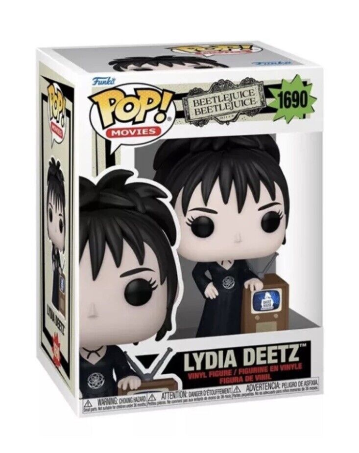 Beetlejuice 2 Lydia Deetz with TV Funko Pop! Vinyl Figure #1690 In Stock Now - SOScollectible