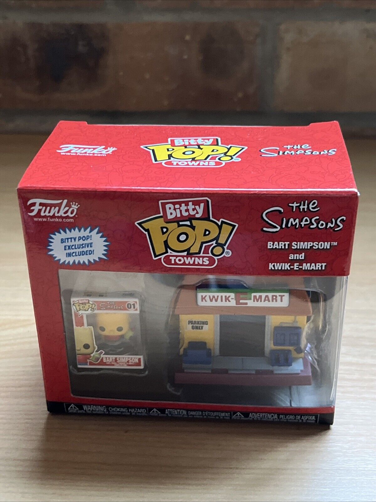 BITTY POP! TOWN BART SIMPSON AND KWIK E MART THE SIMPSONS Funko In Stk Now - SOScollectible