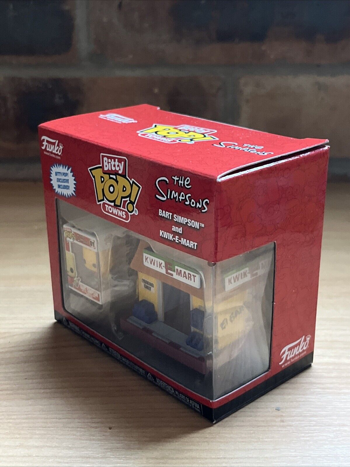 BITTY POP! TOWN BART SIMPSON AND KWIK E MART THE SIMPSONS Funko In Stk Now - SOScollectible