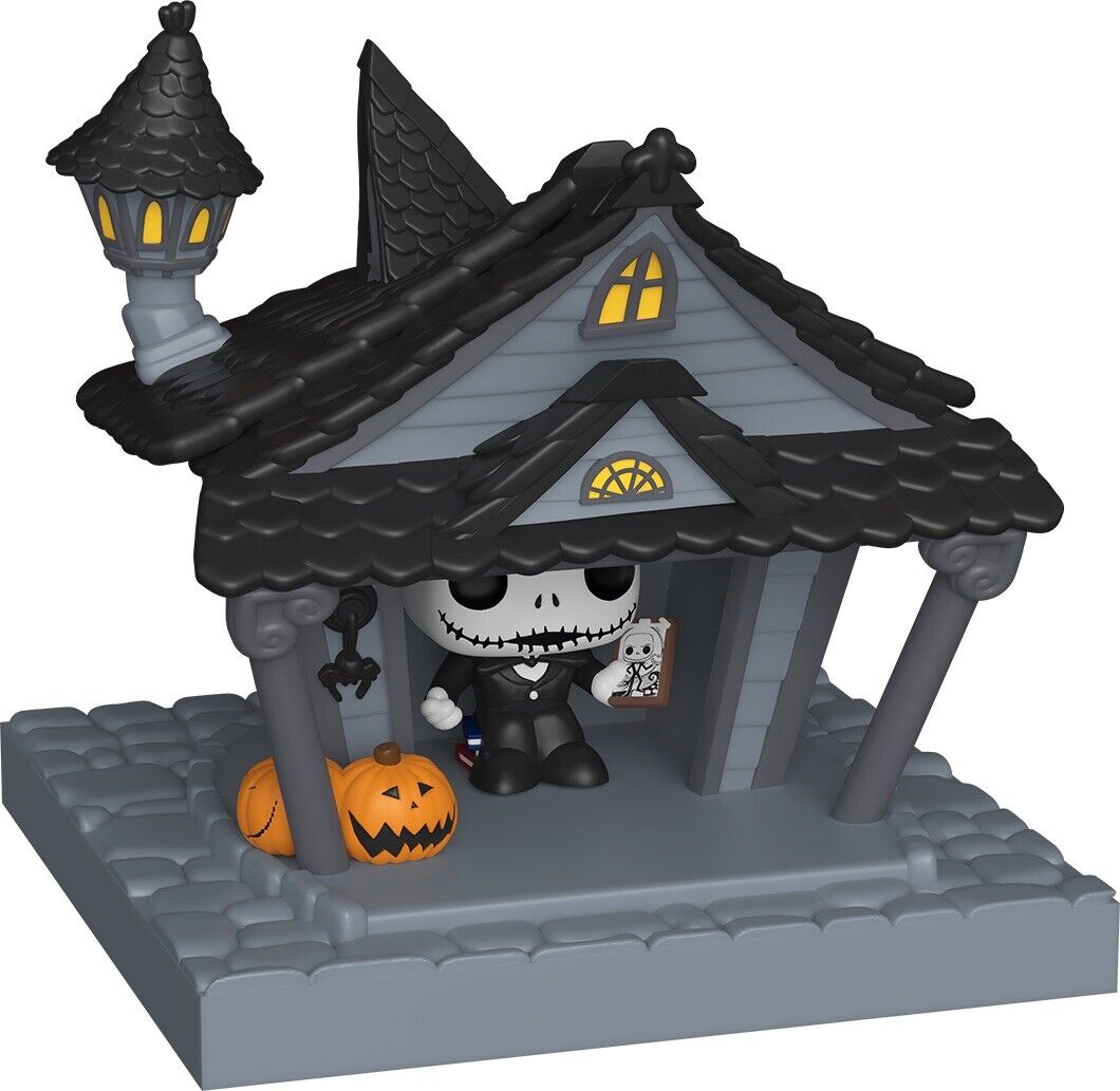 BITTY POP! TOWN JACK SKELLINGTON AND JACK'S HOUSE In Stk Now Halloween Funko - SOScollectible